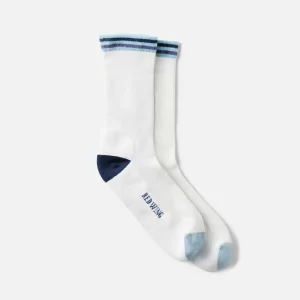 Vintage Stripe Cotton Blend Crew   Unisex Vintage Stripe Crew Socks in Cotton Blend