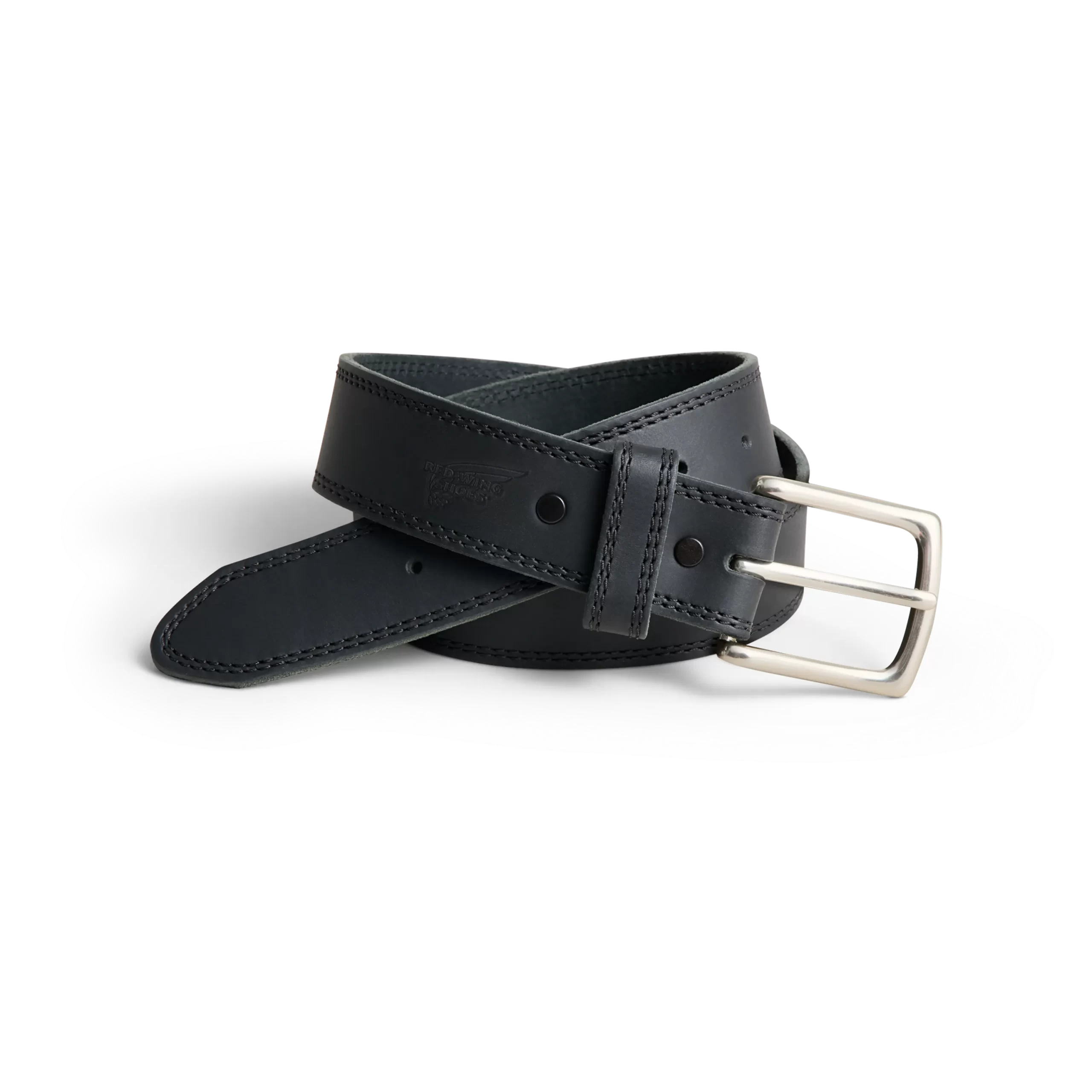 Basic Work Leather Belt Men's Belt in Black Frontenac Leather