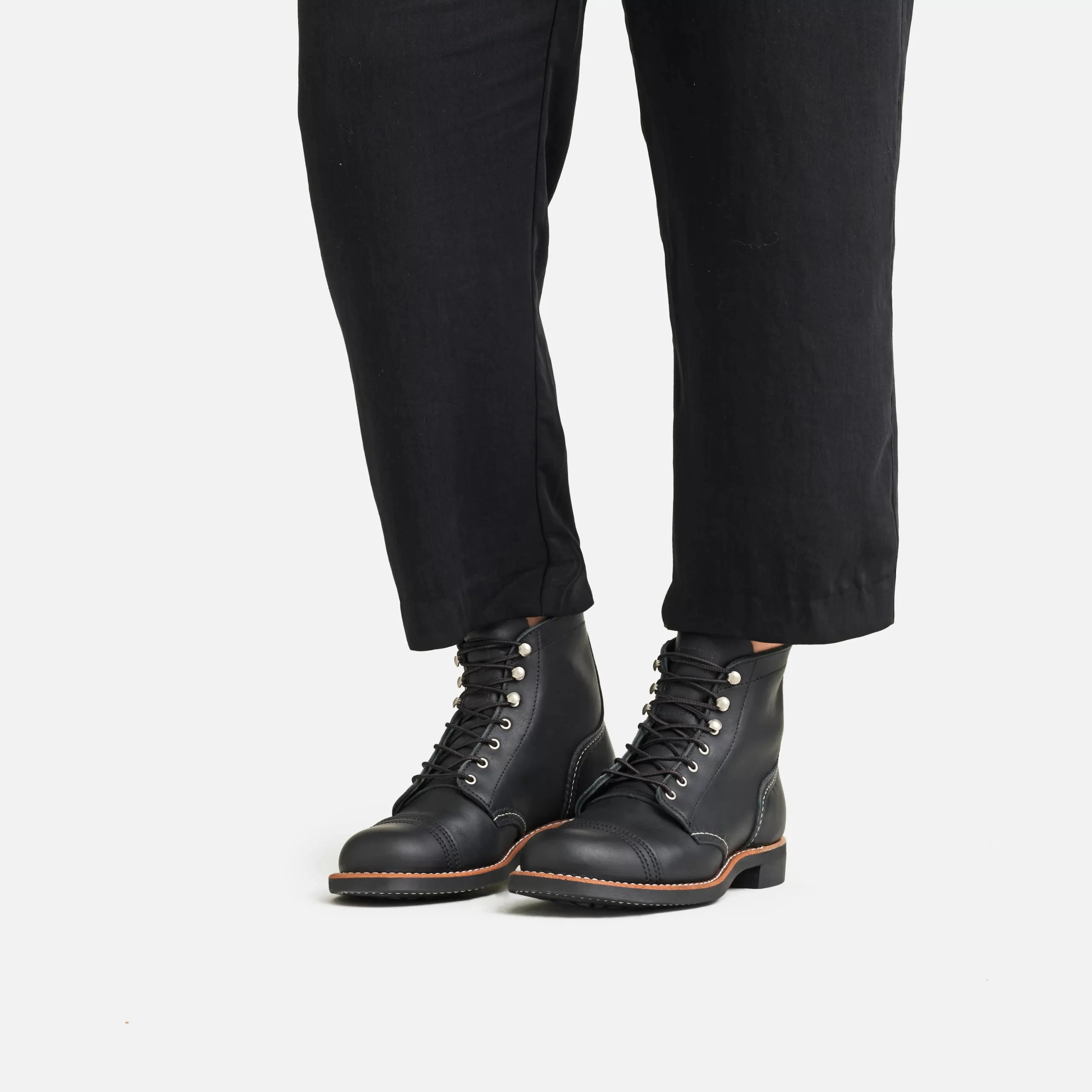 Iron Ranger® Women's Short Boot in Black Boundary Leather - Image 2