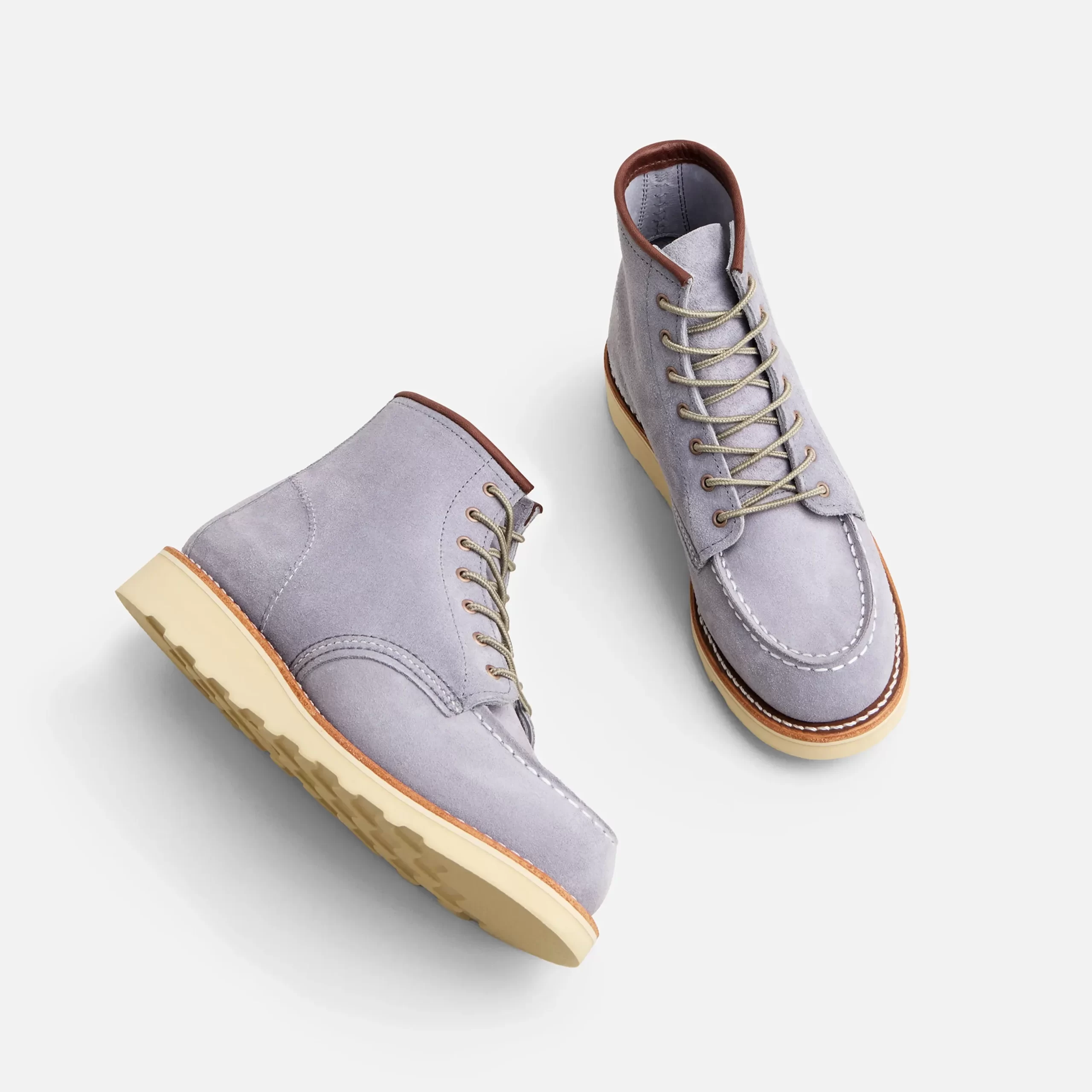 Classic Moc® Women's Short Boot in Dusty Lavender Abilene Leather - Image 6