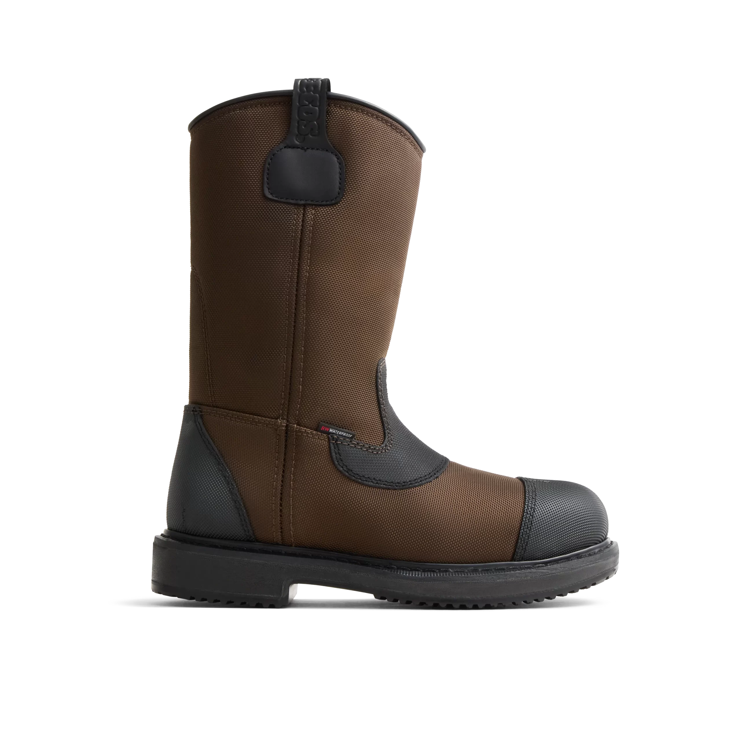 MaxBond Men's 11-inch Waterproof Safety Toe Pull-On Boot