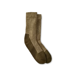 Deep Toe-Capped Crew Socks  Unisex Deep Toe-Capped Crew Sock in Olive