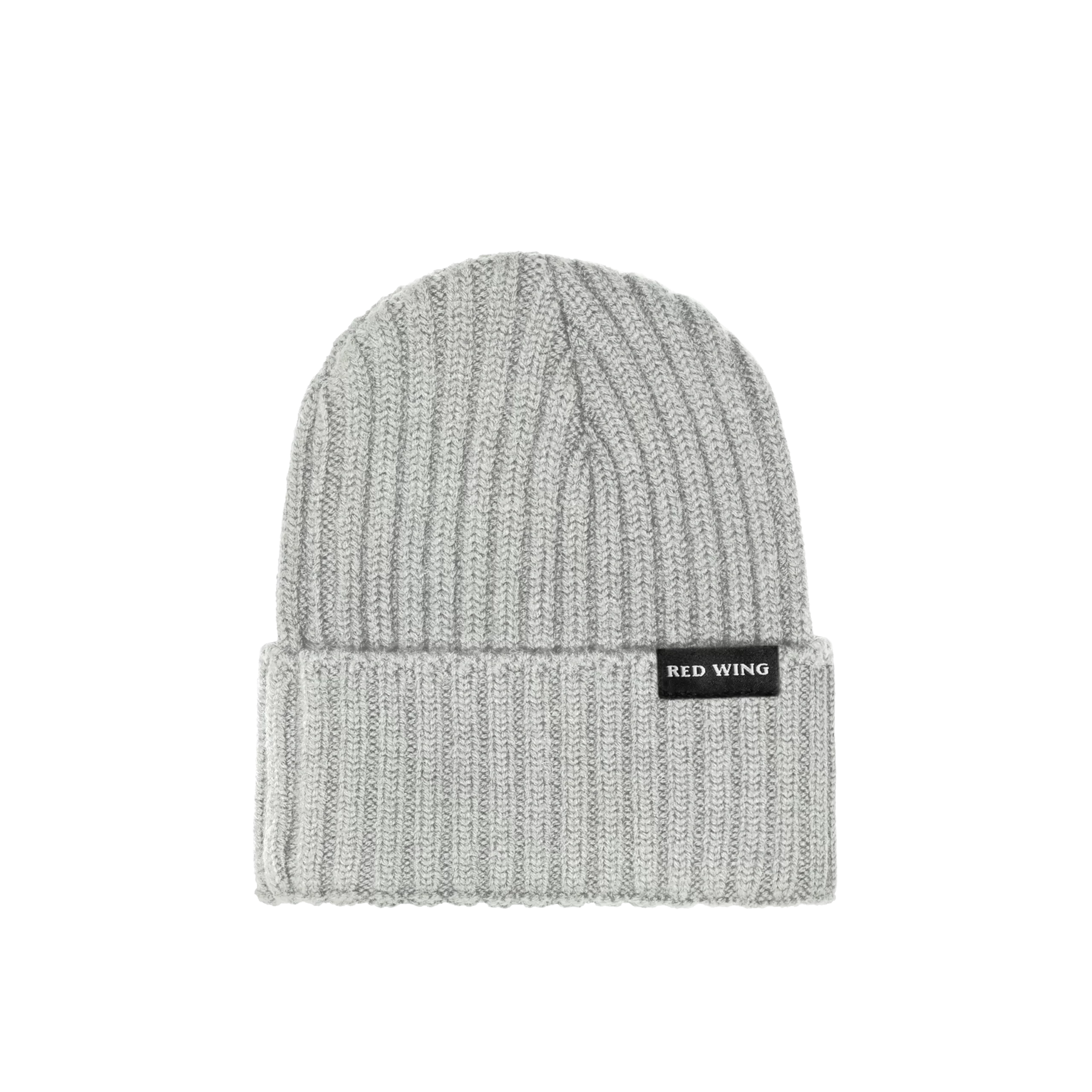 Shaniko Wool Rib Hat  Unisex Wool Hat in Heather Gray