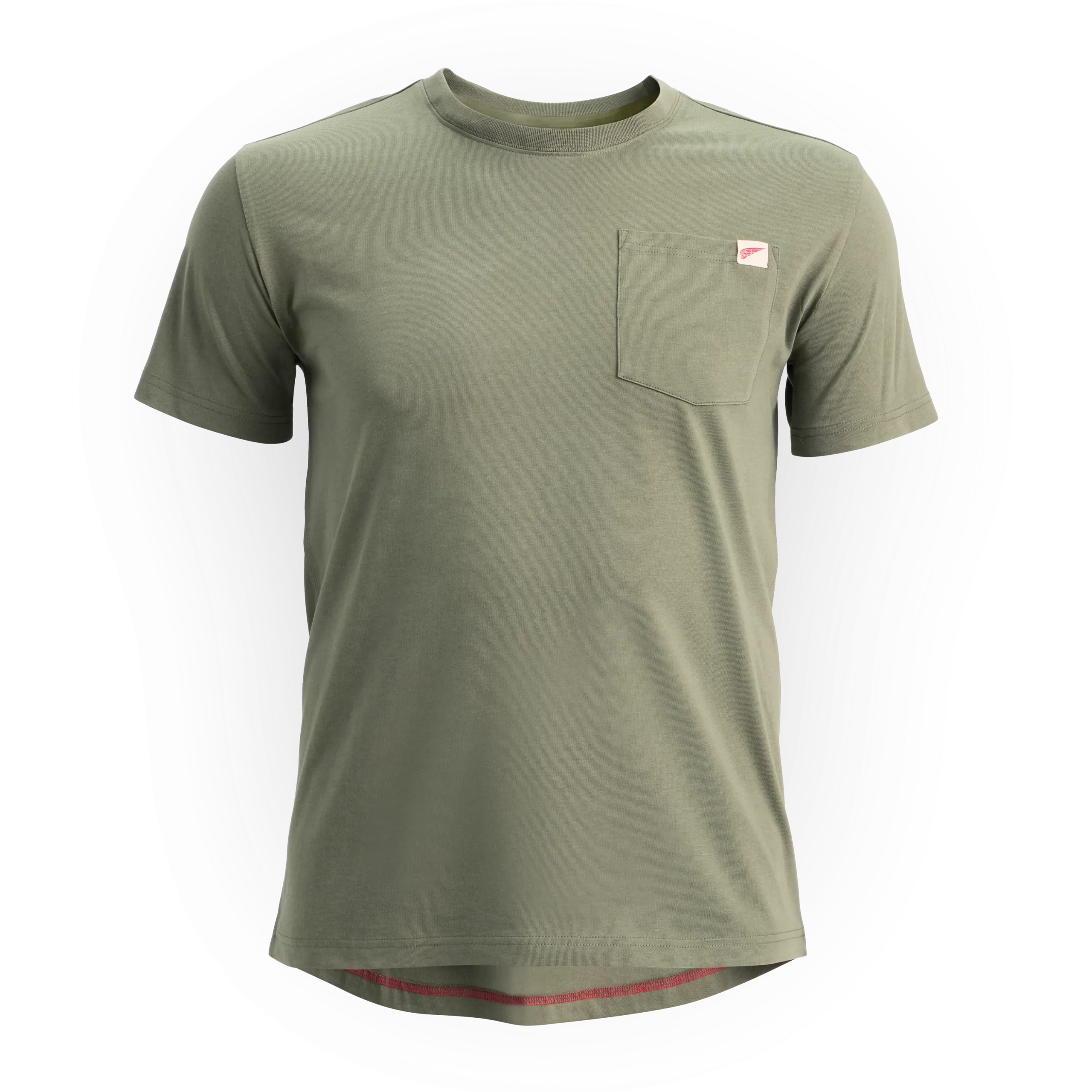 Short Sleeve Pocket T-Shirt Men's Short Sleeve T-Shirt in Olive Green