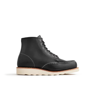 Classic Moc&reg;  Women's Short Boot in Black Boundary Leather