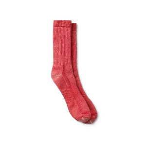 Full Crew Socks  Unisex Full Crew Socks in Scarlet