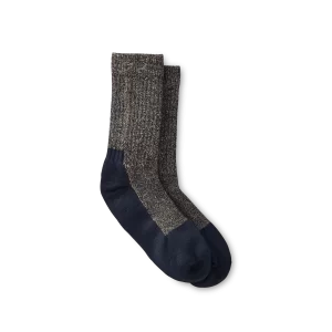 Deep Toe-Capped Crew Socks  Unisex Deep Toe-Capped Crew Sock in Navy