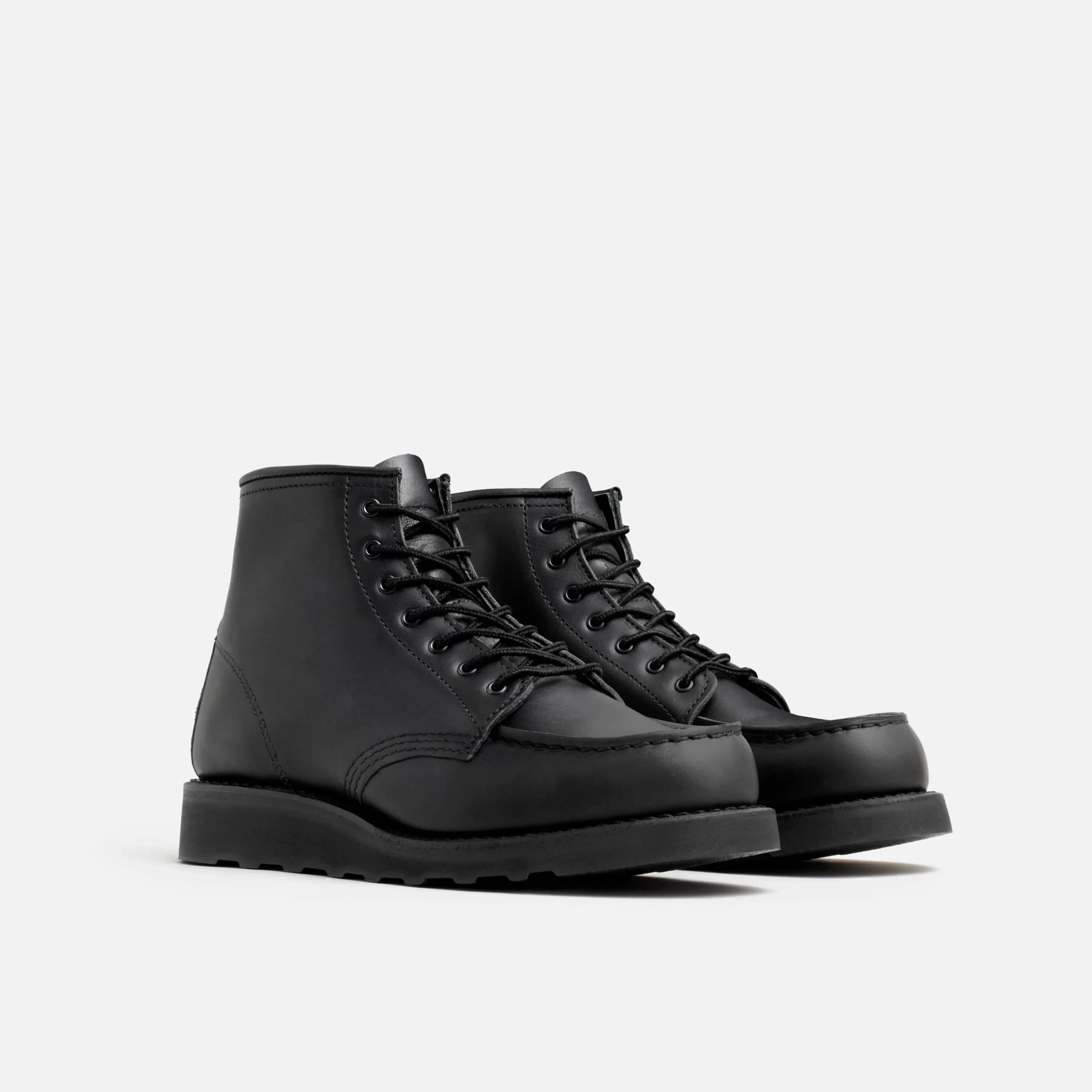 Classic Moc® Women's Short Boot in Black Boundary Leather - Image 3
