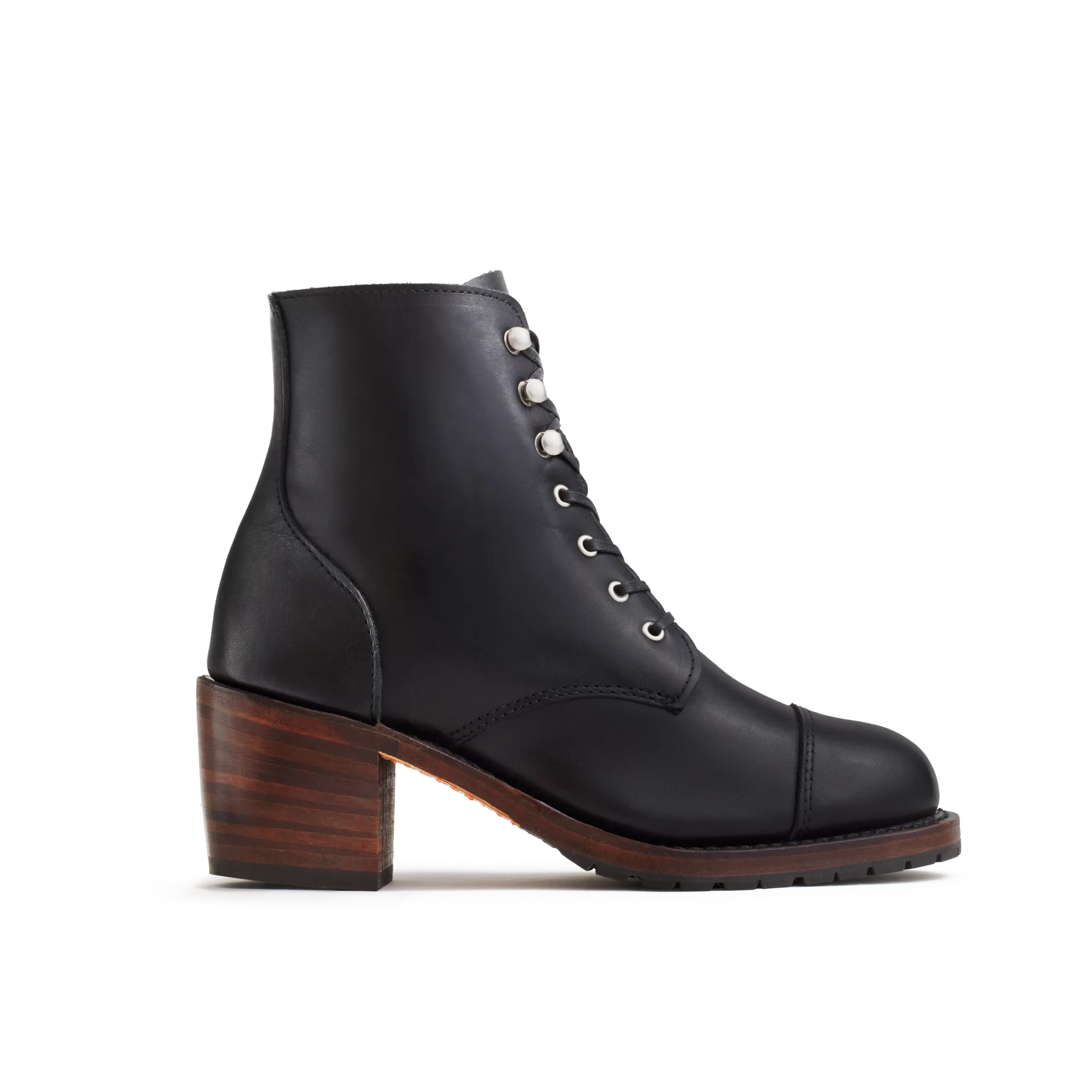 Eileen Women's Heeled Boot in Black Boundary