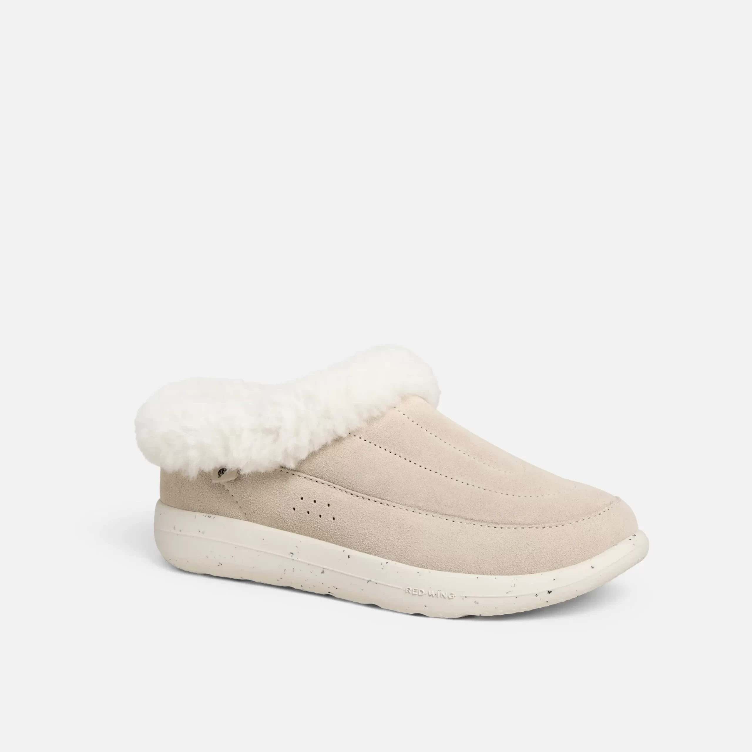 Drift Women's Suede Slip-On in Cream - Image 3