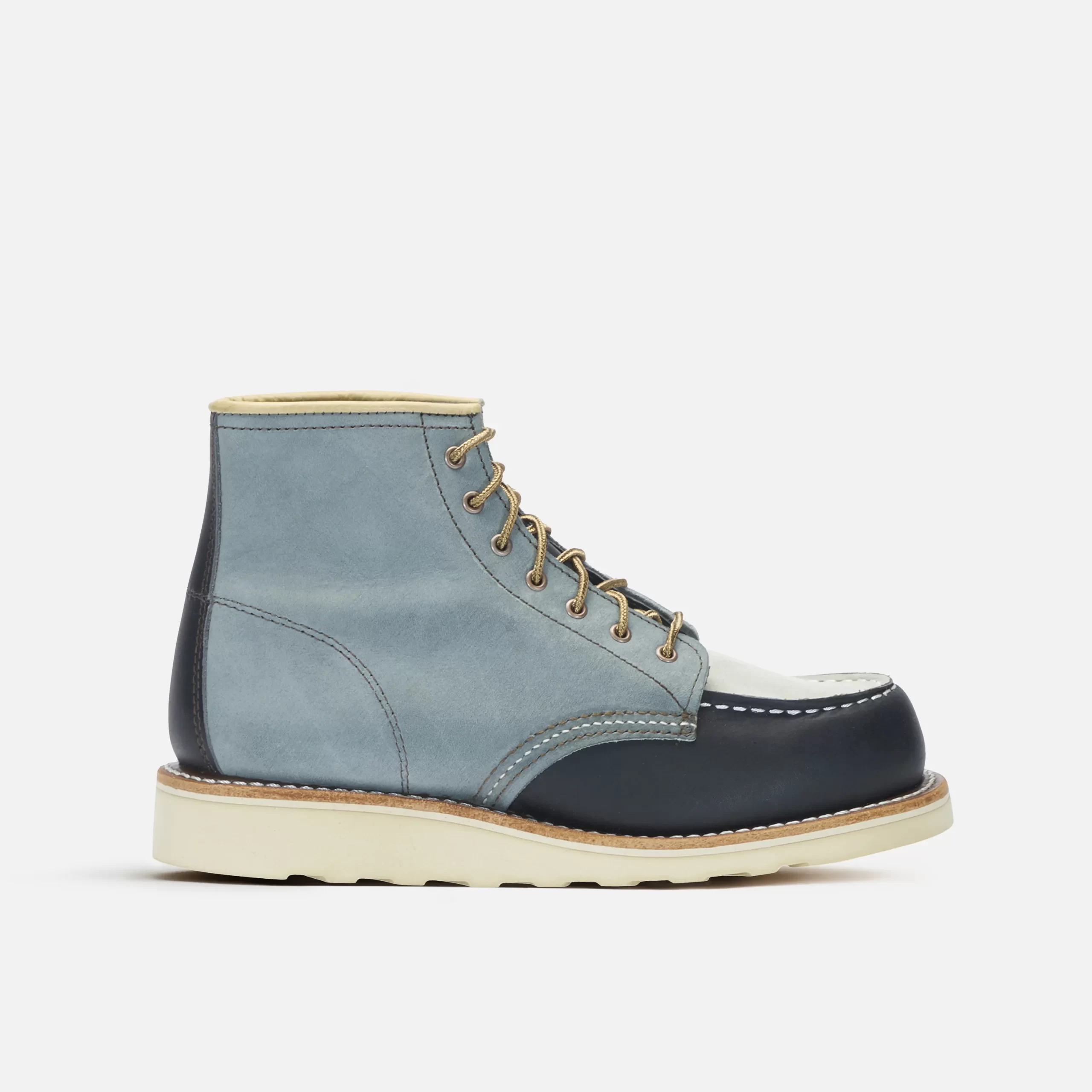 Classic Moc® & THE GREAT. Women's Short Boot in Multi Indigo