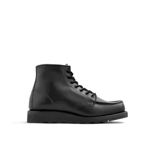 Classic Moc&reg;  Women's Short Boot in Black Boundary Leather