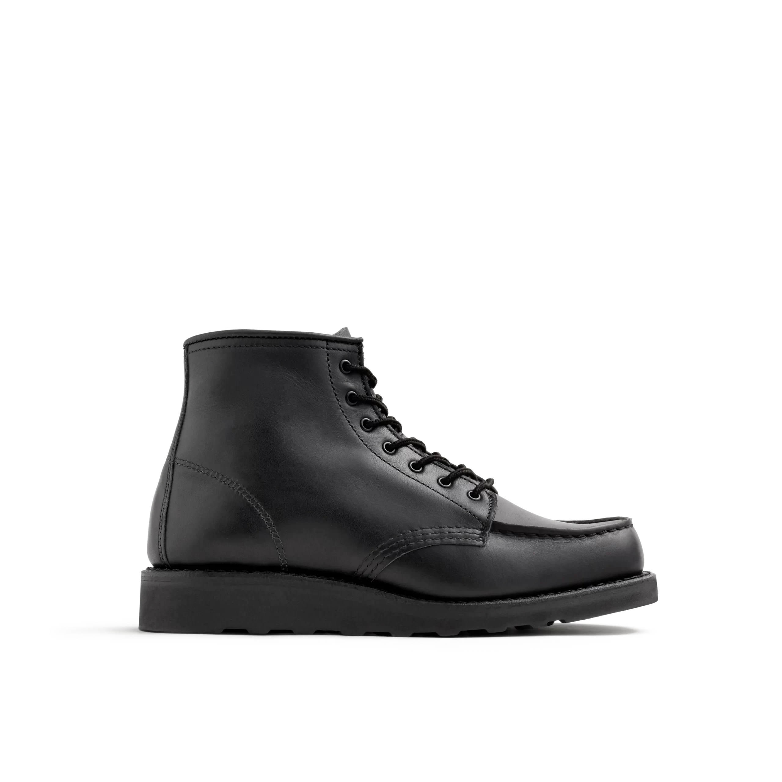 Classic Moc® Women's Short Boot in Black Boundary Leather