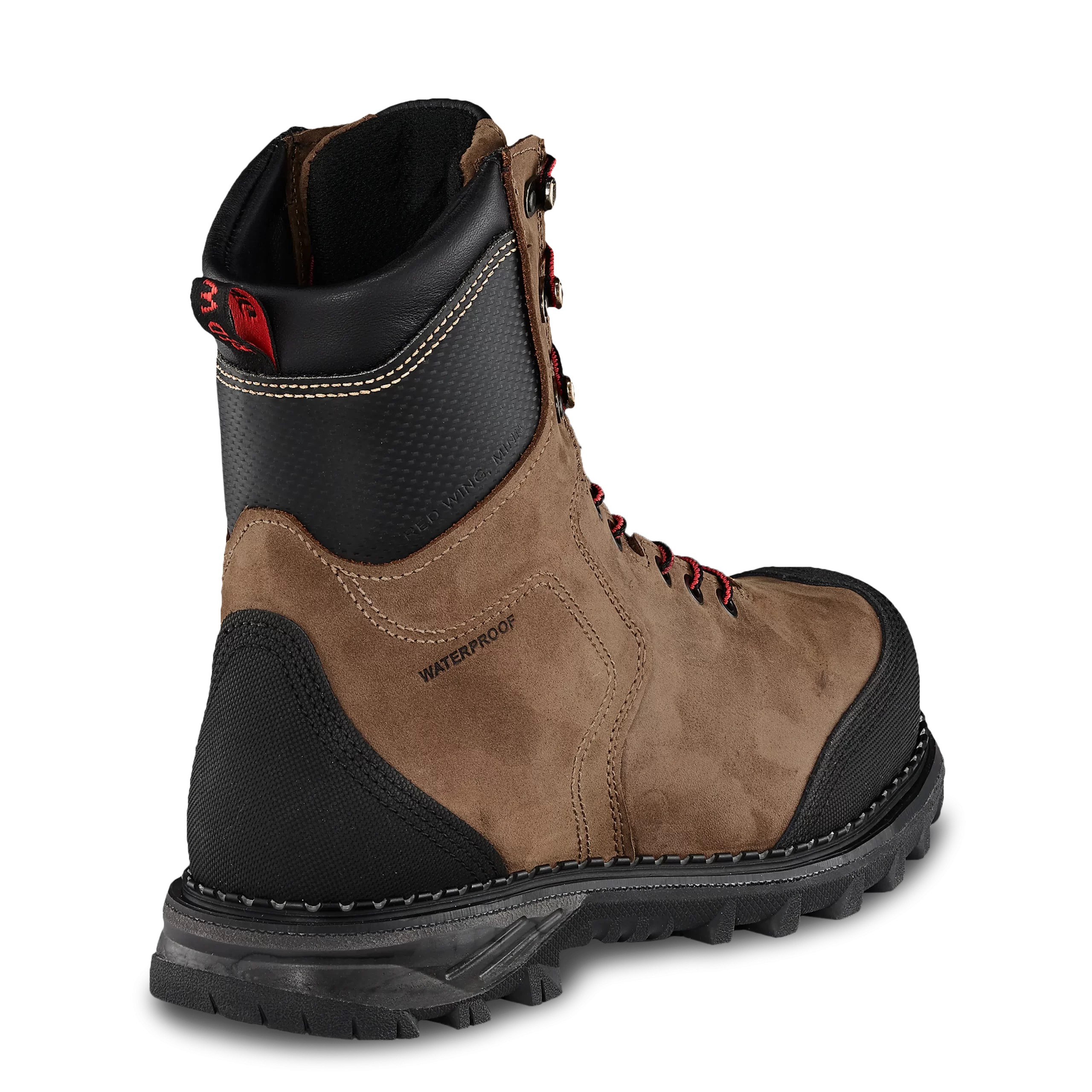 Burnside Men's 8-inch Waterproof, CSA Safety Toe Boot - Image 2