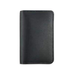 Passport Wallet  Unisex Wallet in Black Frontier Leather
