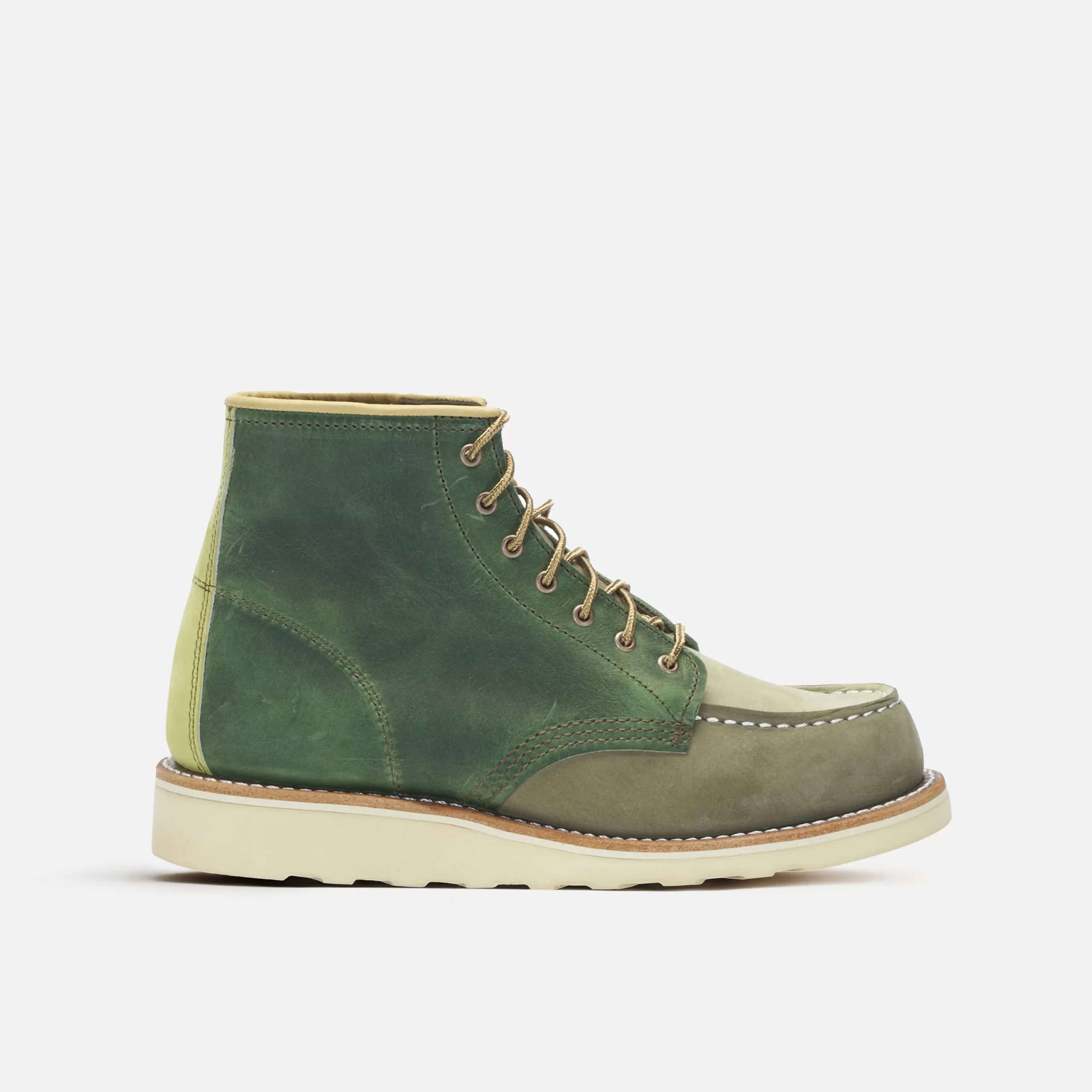 Classic Moc® & THE GREAT. Women's Short Boot in Multi Army