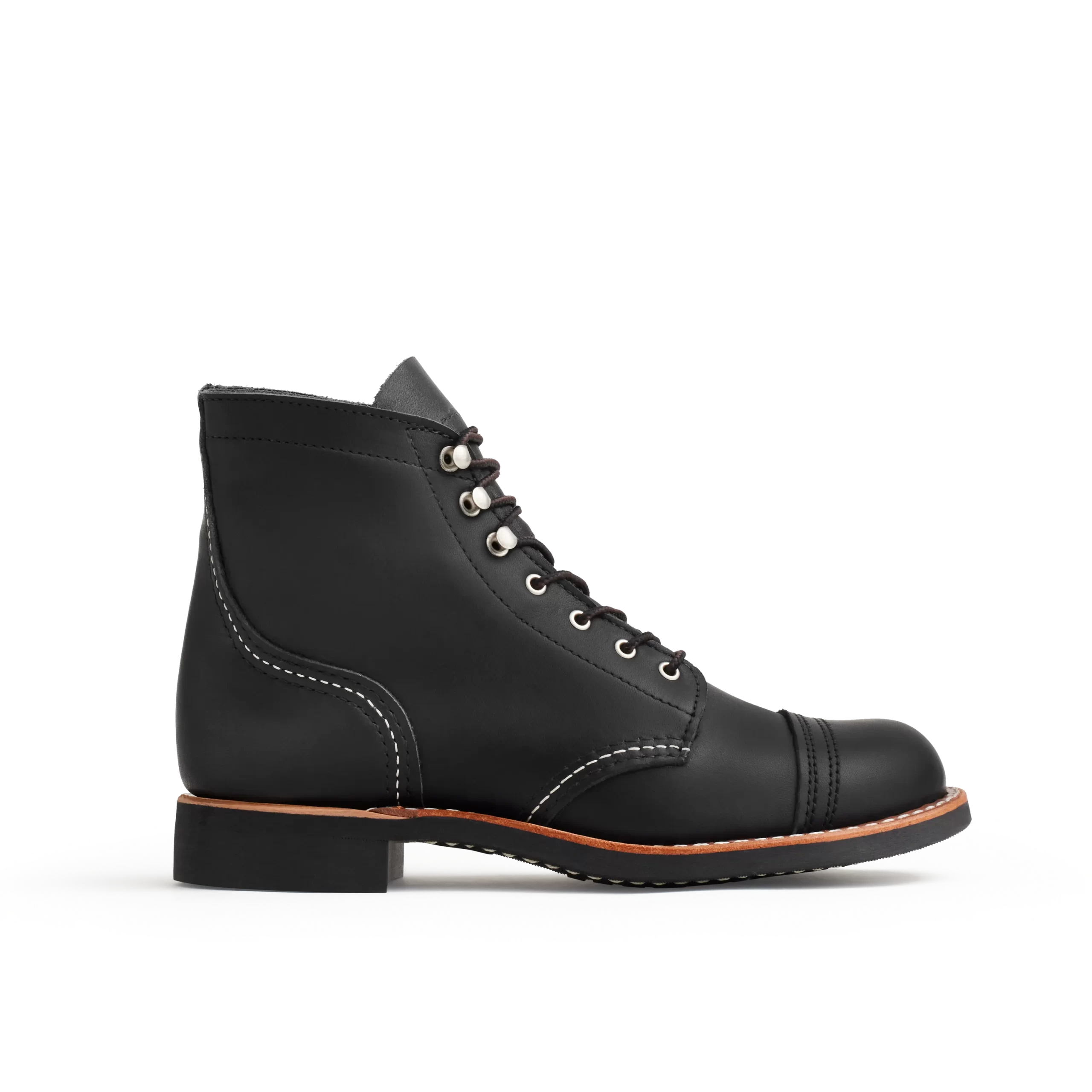 Iron Ranger® Women's Short Boot in Black Boundary Leather