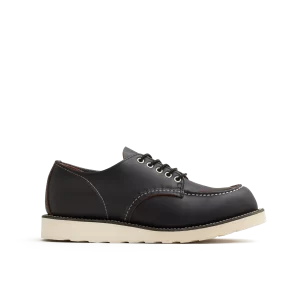Shop Moc Oxford  Men's Oxford in Black Prairie Leather
